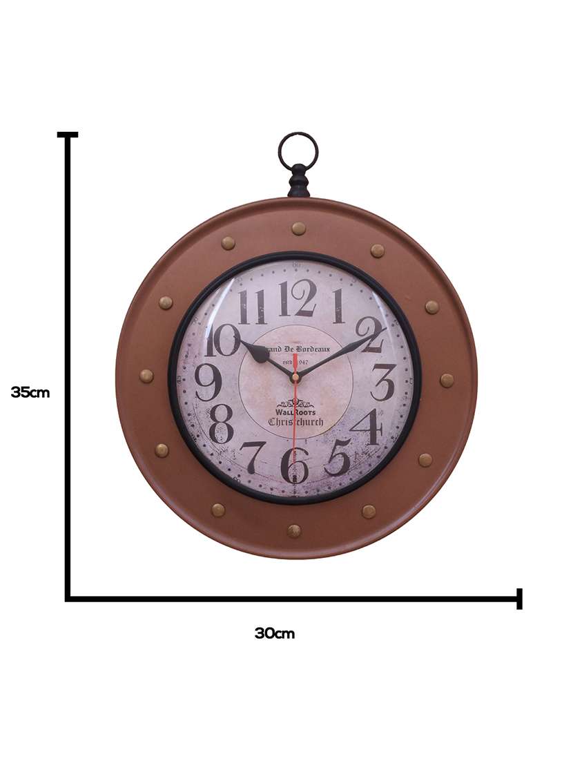 classic iron wall clock by home sparkle - 14097086 -  Standard Image - 4