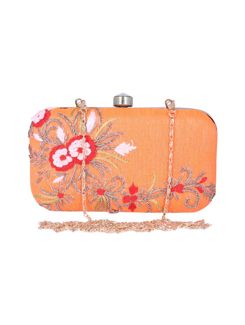 orange metal clutch - 14098057 -  Zoom Image - 0