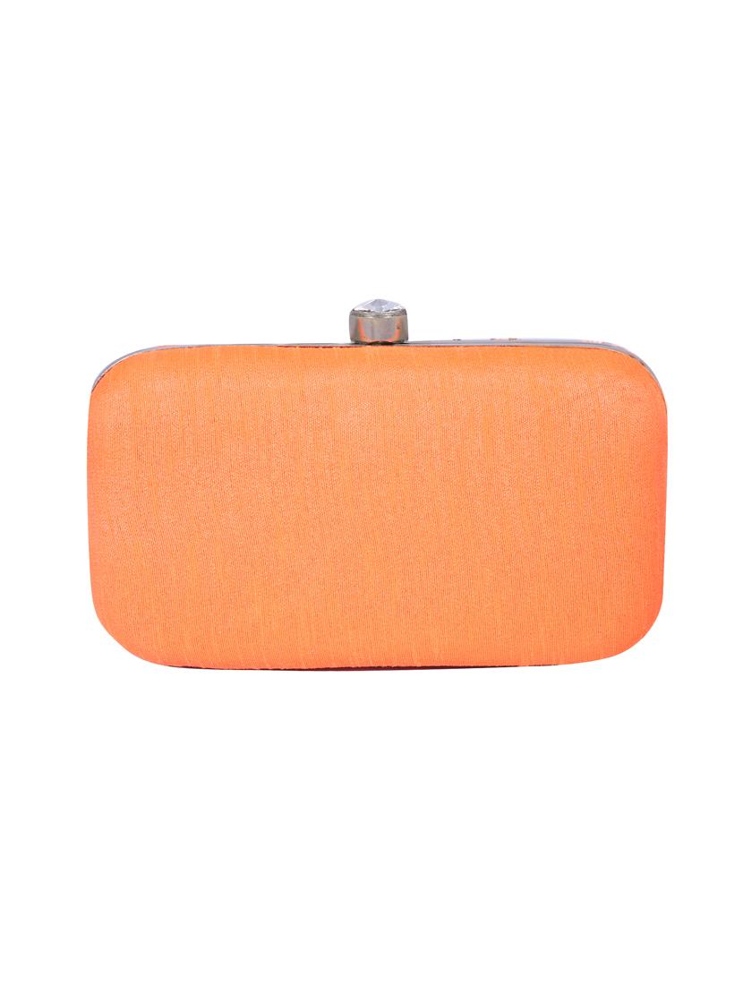 orange metal clutch - 14098057 - Standard Image - 1