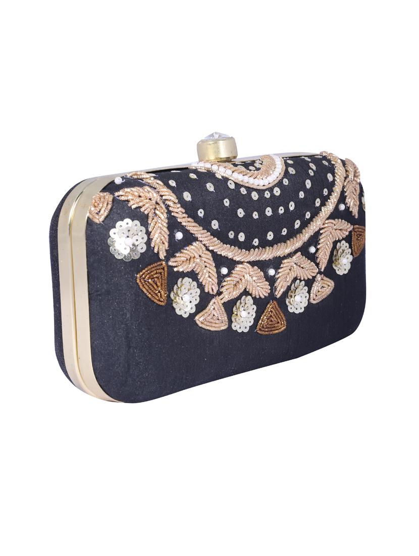 black metal clutch - 14098060 - Standard Image - 4