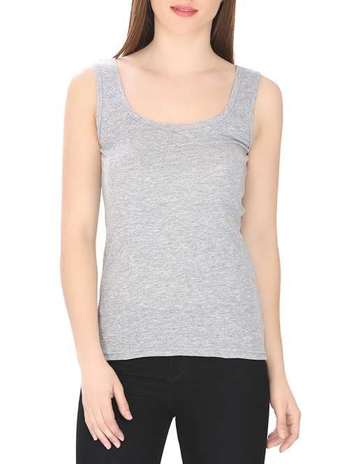women's tank top scoop neck top - 14101038 - Standard Image - 0
