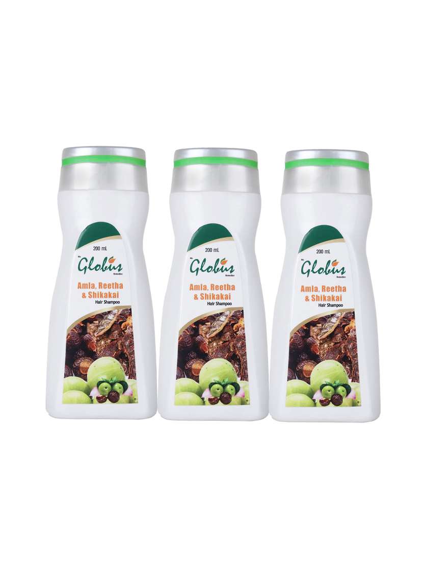 globus amla, reetha and shikakai shampoo