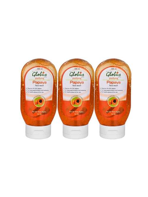 globus papaya purifying face wash 