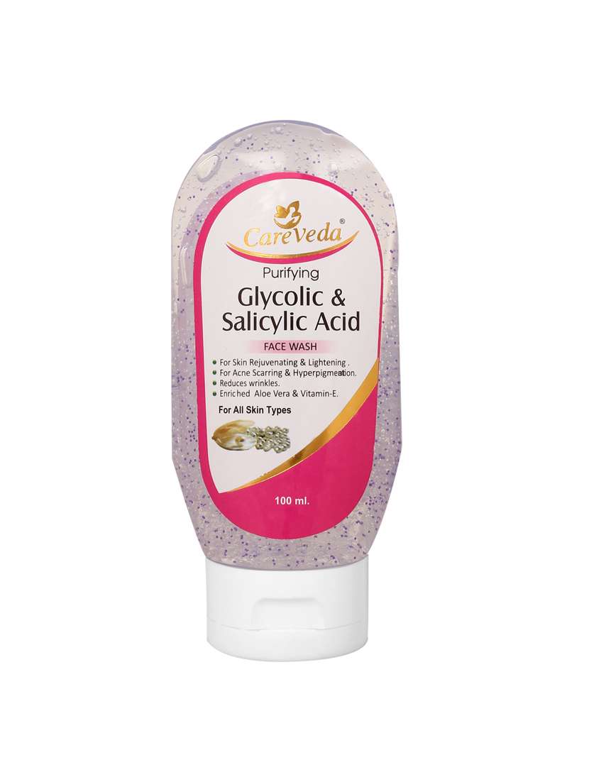 Buy online Careveda Glycolic Acid And Salicylic Acid Face Wash from