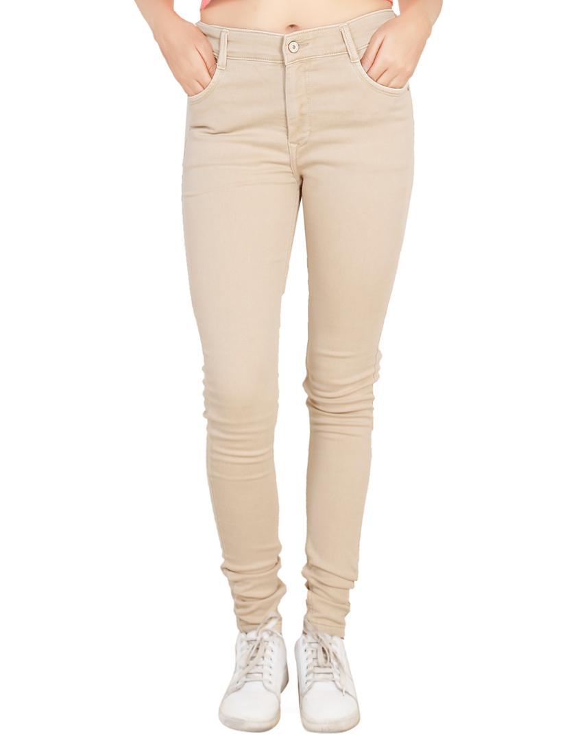 women's plain slim fit jeans - 14103707 -  Zoom Image - 0