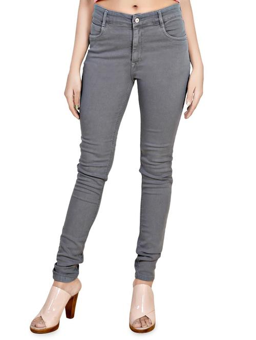 women's plain slim fit jeans - 14103708 - Standard Image - 0