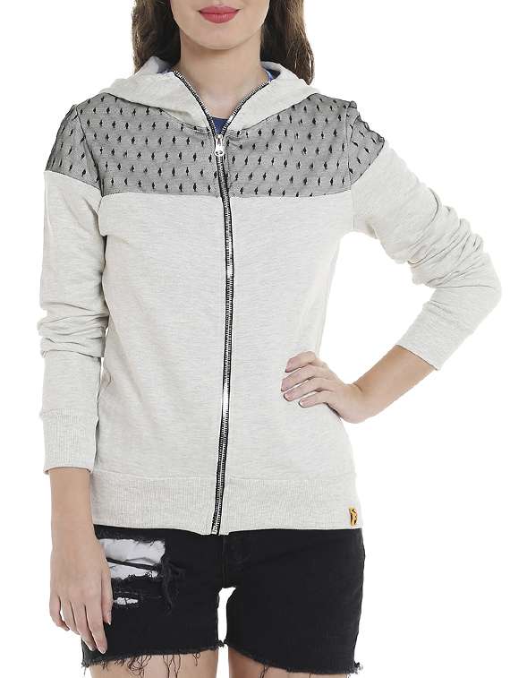 grey cotton sweatshirt