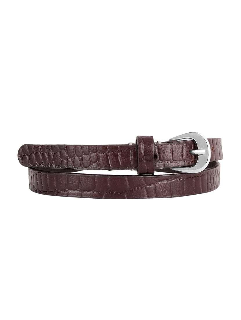 aditi wasan leather brown belt - 14108813 - Standard Image - 1