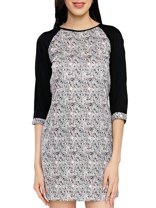 women's shift printed dress - 14110755 -  Standard Image - 0