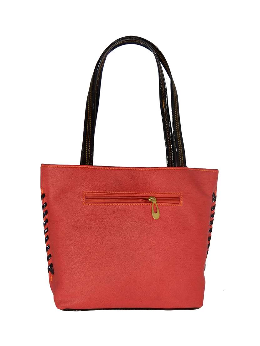 red leatherette  regular handbag - 14113452 -  Standard Image - 1