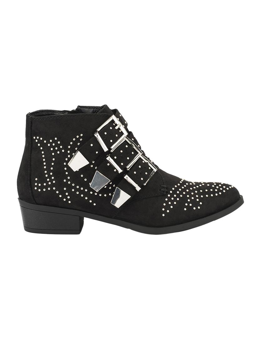 black embellished ankle boot - 14117724 - Standard Image - 1