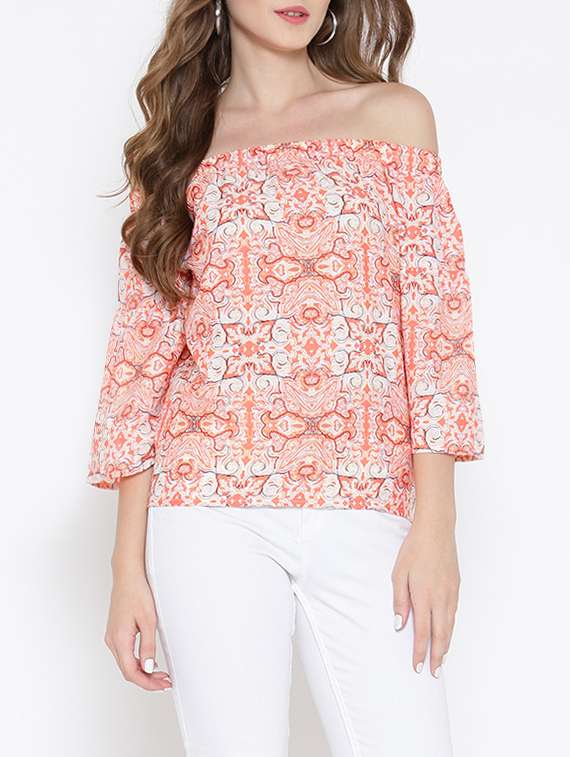 women's straight off shoulder top