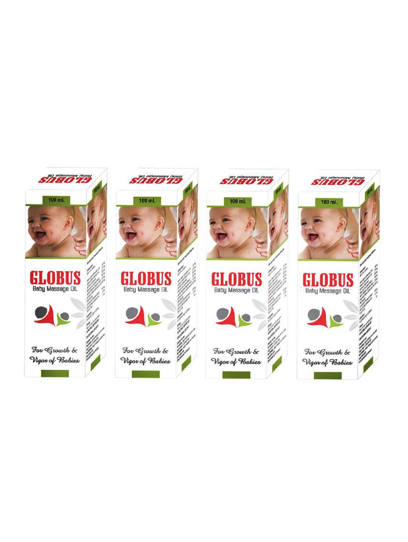 globus baby massage oil pack of 4 - 14124698 -  Standard Image - 1