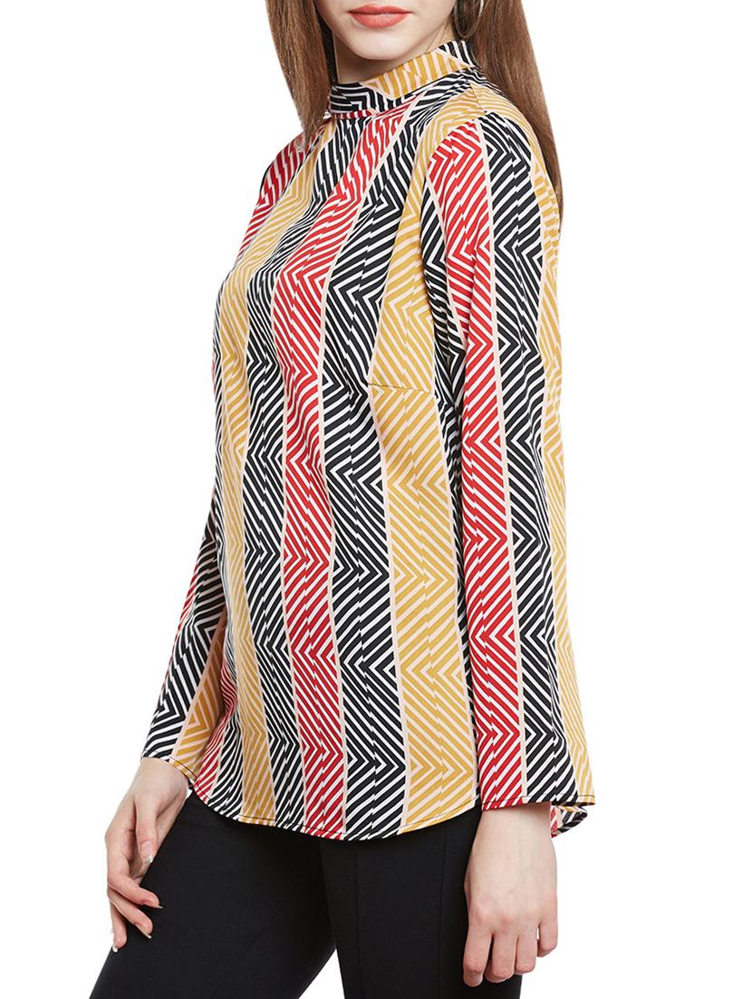 yellow striped top - 14137771 - Standard Image - 1