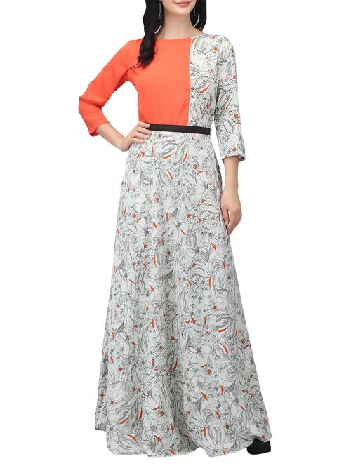 women's fit & flare floral dress - 14151051 -  Standard Image - 0