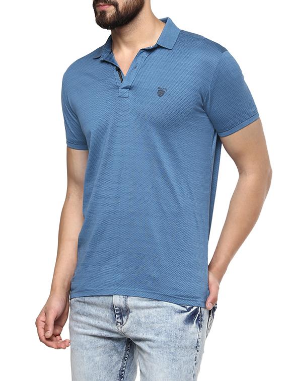blue cotton t-shirt - 14153833 -  Standard Image - 1