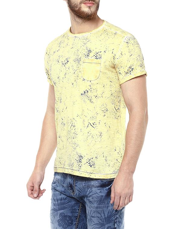 yellow cotton t-shirt - 14153864 - Standard Image - 1