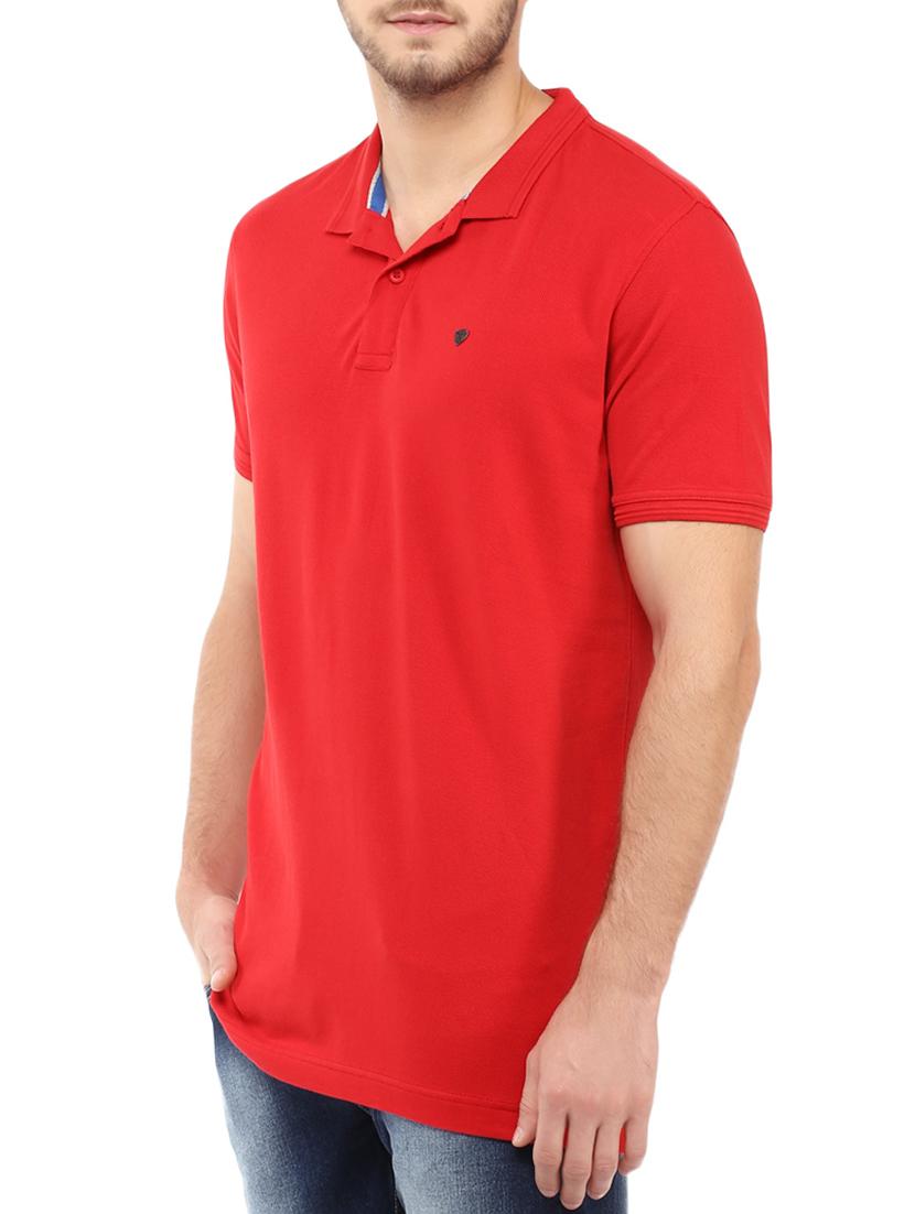 red cotton t-shirt - 14153954 - Standard Image - 1