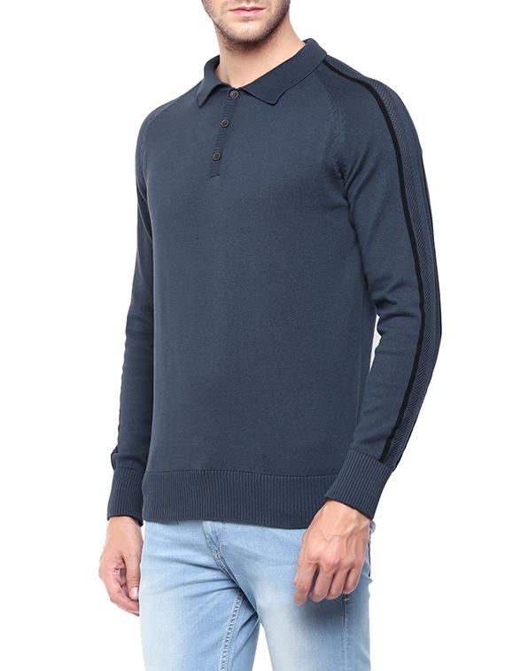 blue cotton pullover - 14153961 -  Standard Image - 1