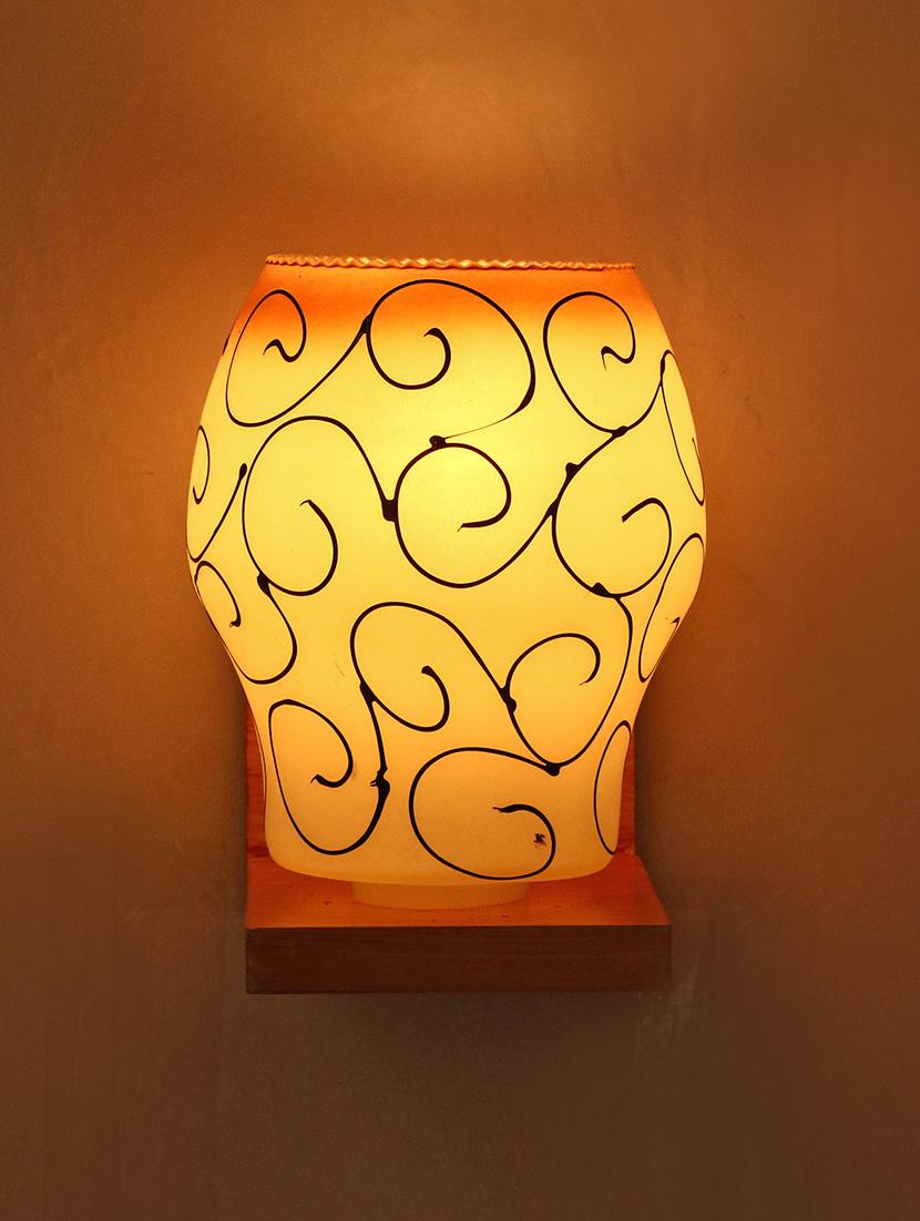 somil designer glass wall lamp (colorful, hand decorative) wh9 - 14154855 - Standard Image - 1