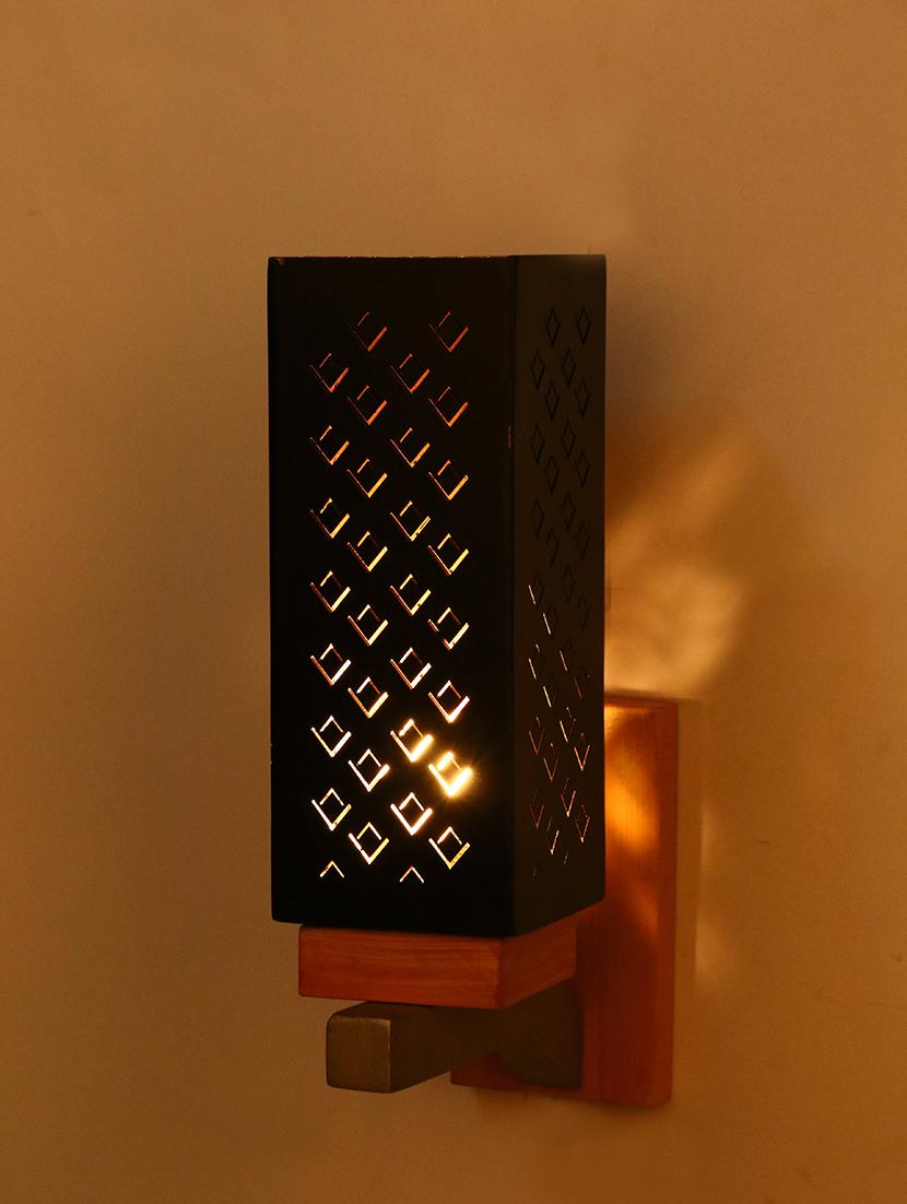 somil designer wooden wall lamp aa11 - 14154959 - Standard Image - 1
