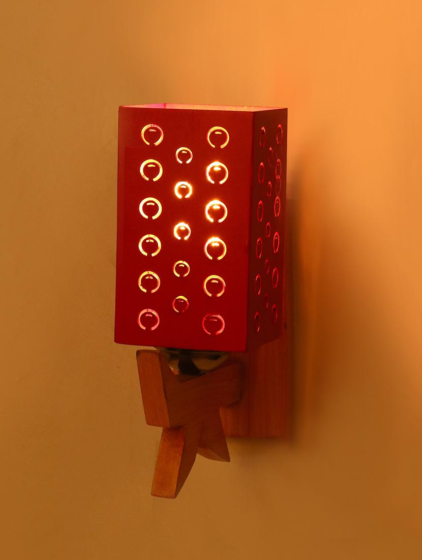somil designer wooden wall lamp aa22 - 14154970 - Standard Image - 1