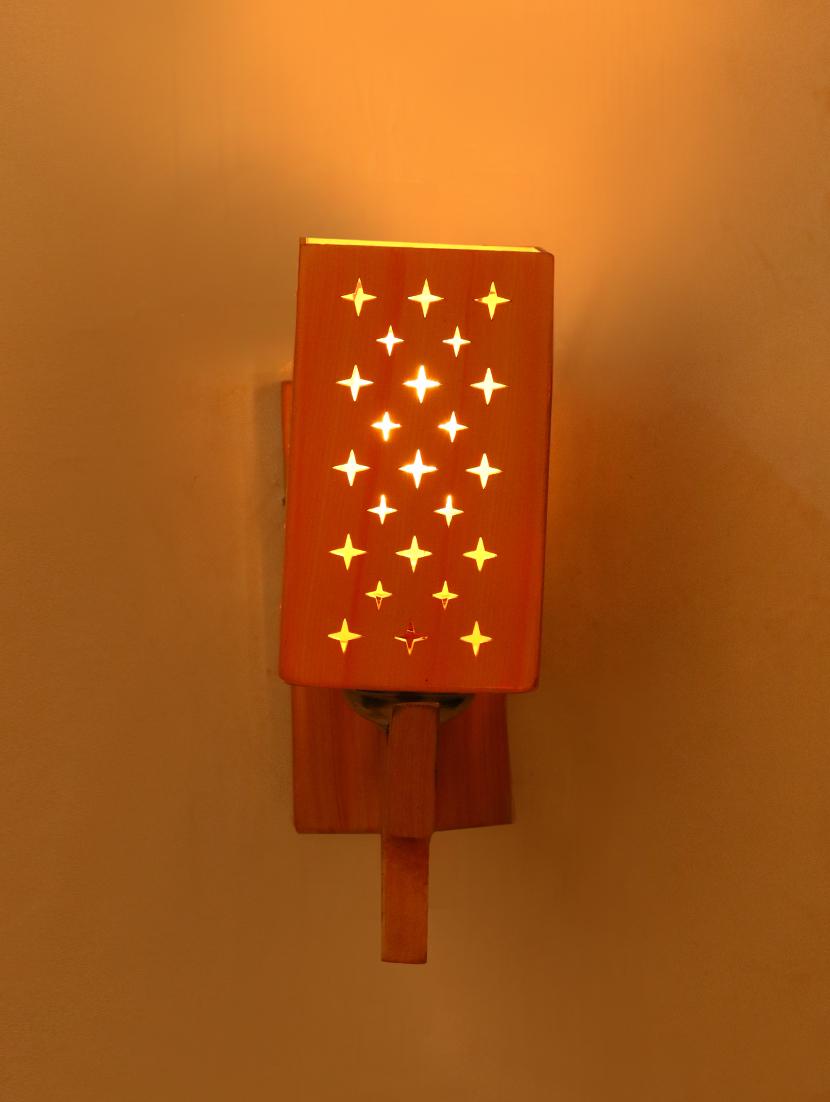 somil designer wooden wall lamp aa23 - 14154971 - Standard Image - 1