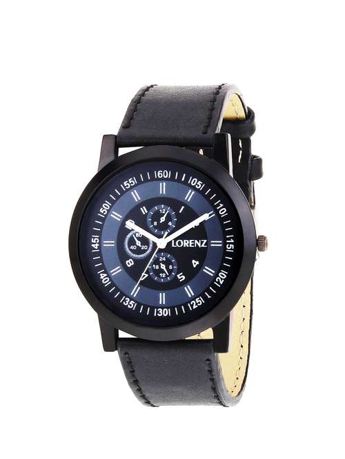 lorenz mk-1042a slim edition chrono style analog watch for men - 14162419 - Standard Image - 0