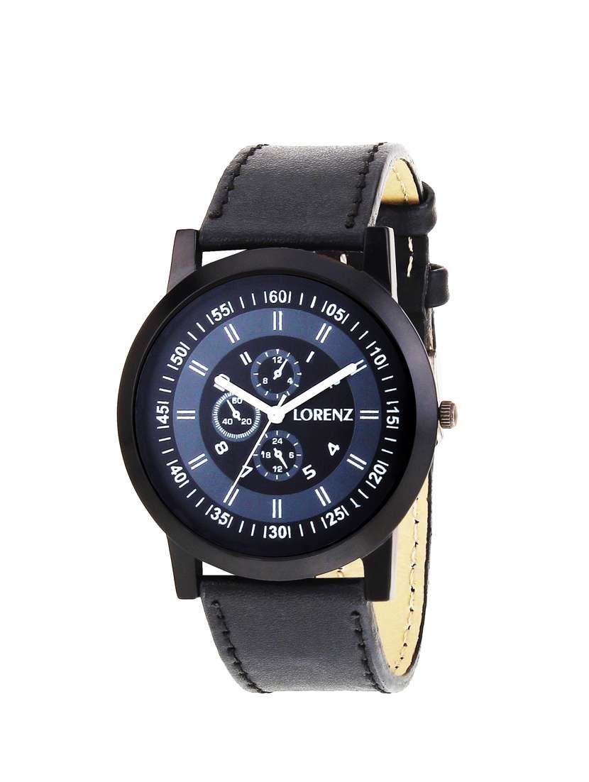 lorenz mk-1042a slim edition chrono style analog watch for men - 14162419 - Zoom Image - 0