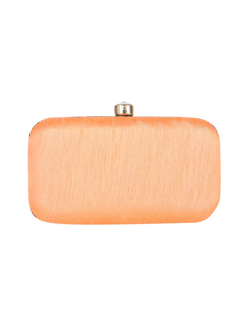 orange metal clutch - 14170570 - Standard Image - 1