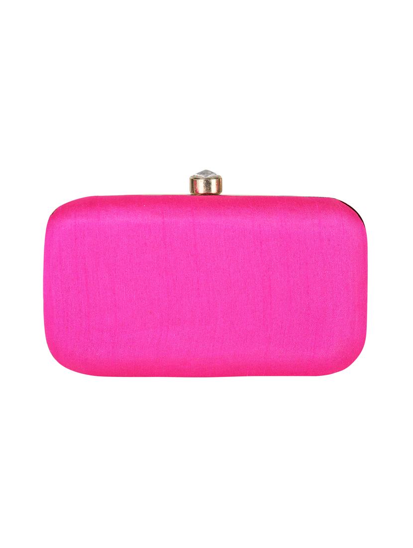 pink metal  clutch - 14170573 -  Standard Image - 1