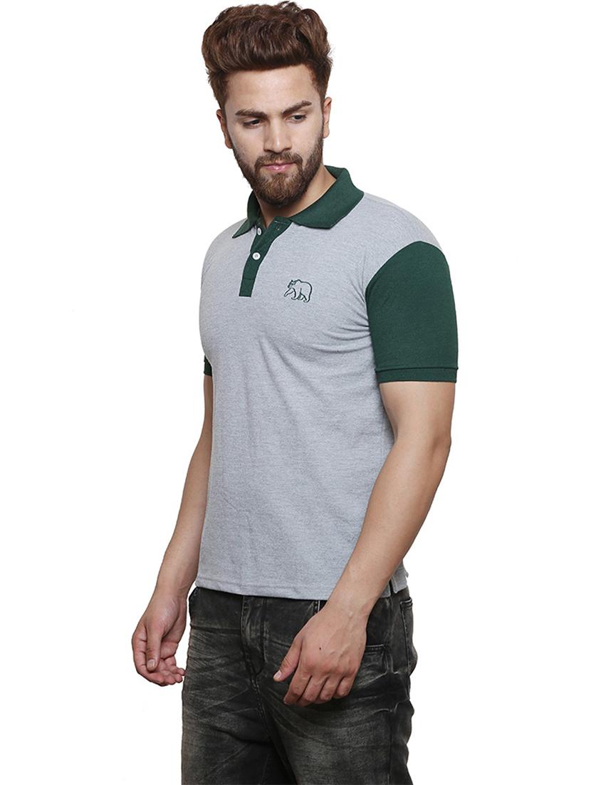 grey cotton t-shirt - 14173928 - Standard Image - 1