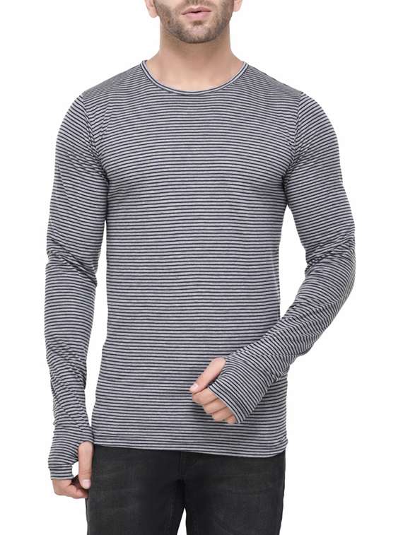grey cotton t-shirt