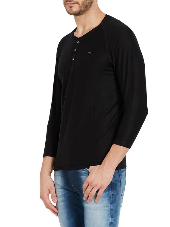 black cotton t-shirt - 14181663 -  Standard Image - 1