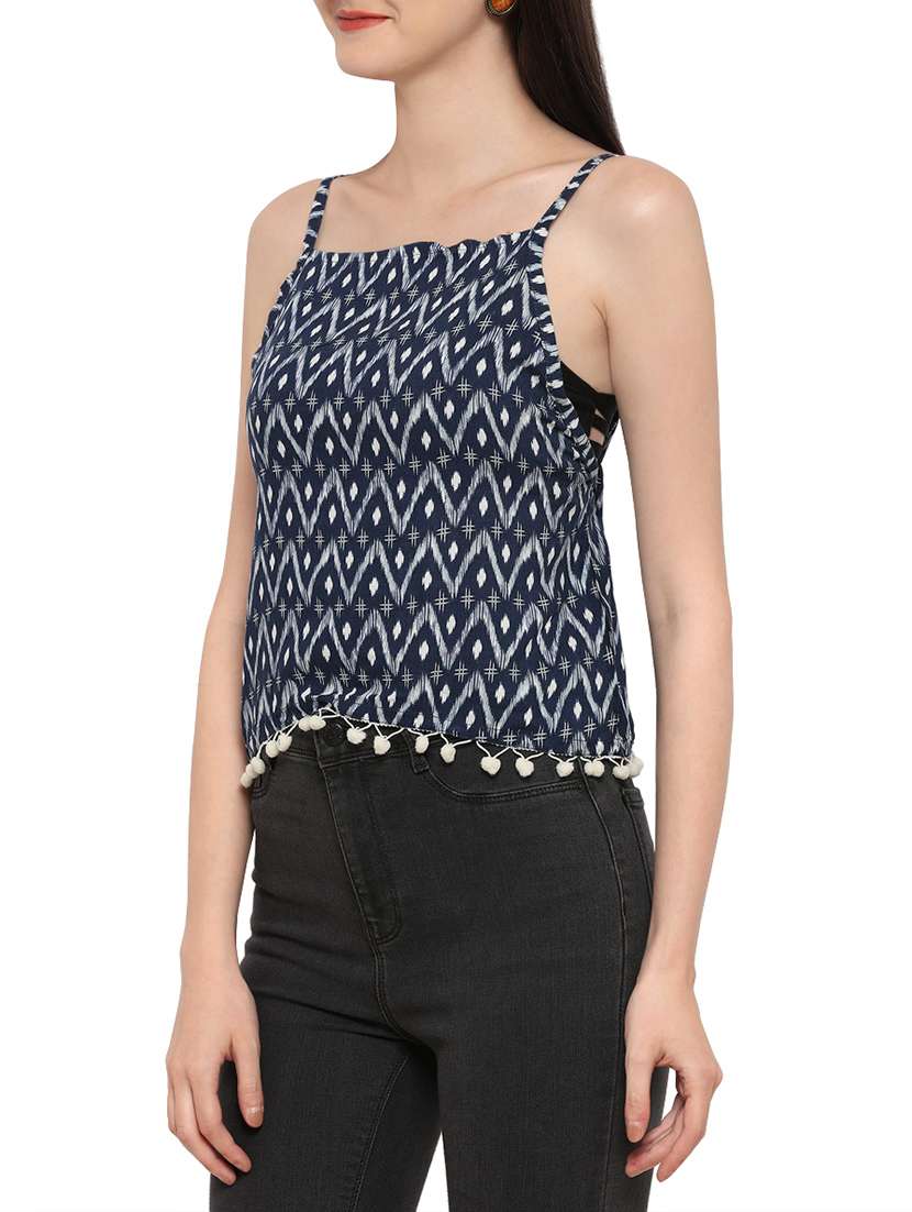 women's straight shoulder strap top - 14183611 -  Standard Image - 1