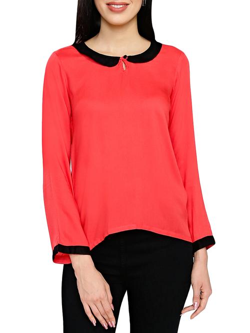 women's straight collared top - 14183612 - Standard Image - 0