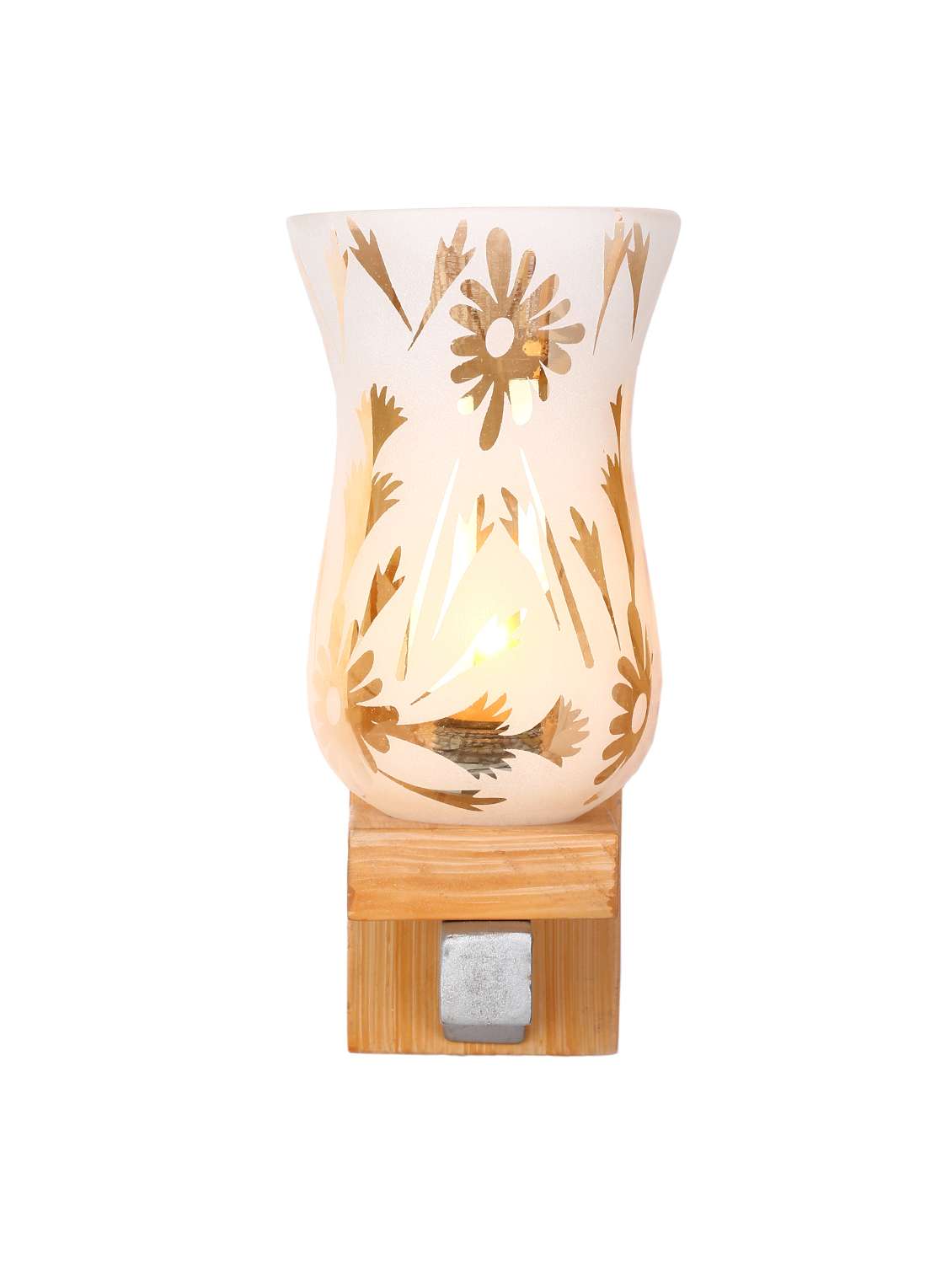 somil vintage glass wall lamp (hand decorative with golden design) set of 4 a37 - 14184944 -  Standard Image - 4