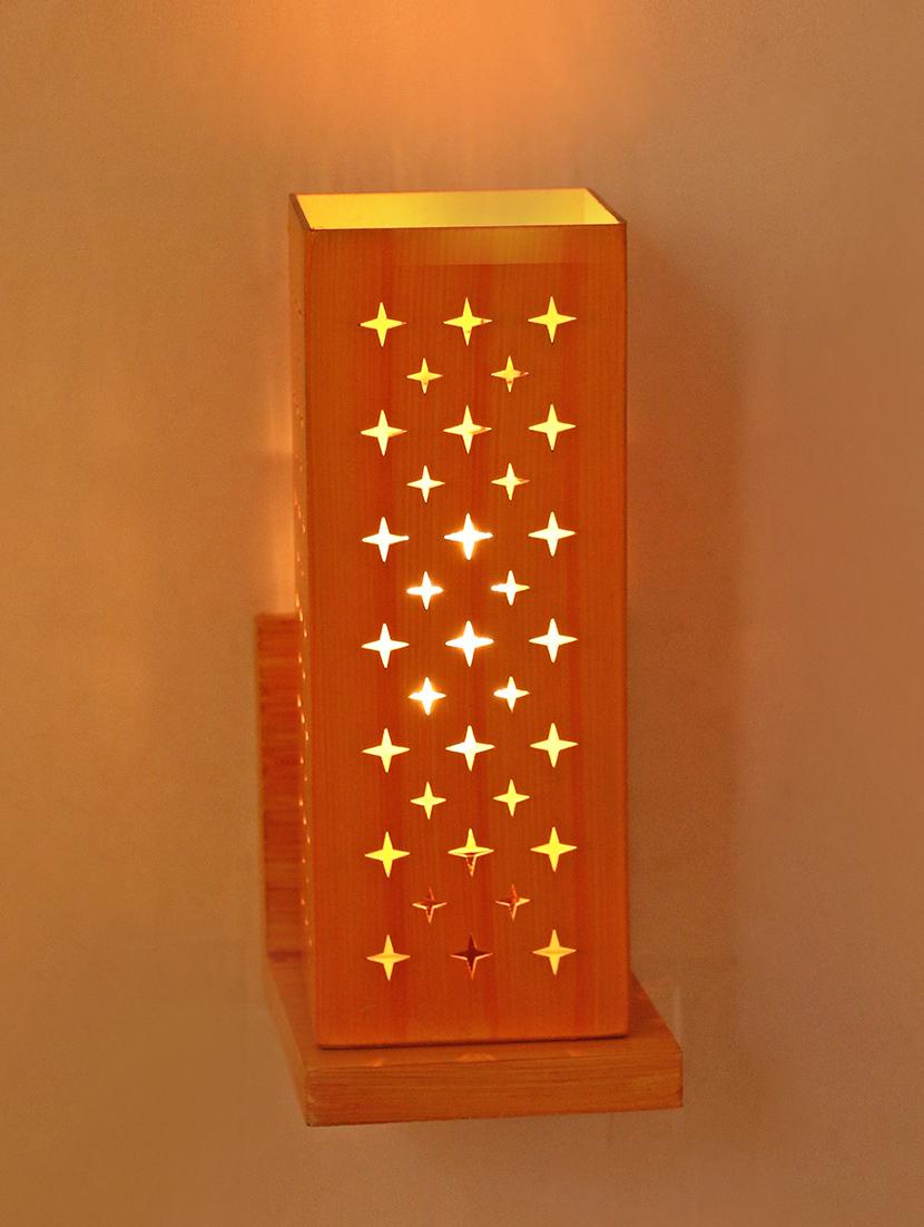 somil designer wooden wall lamp (set of 2)- aa25 - 14184950 - Standard Image - 1