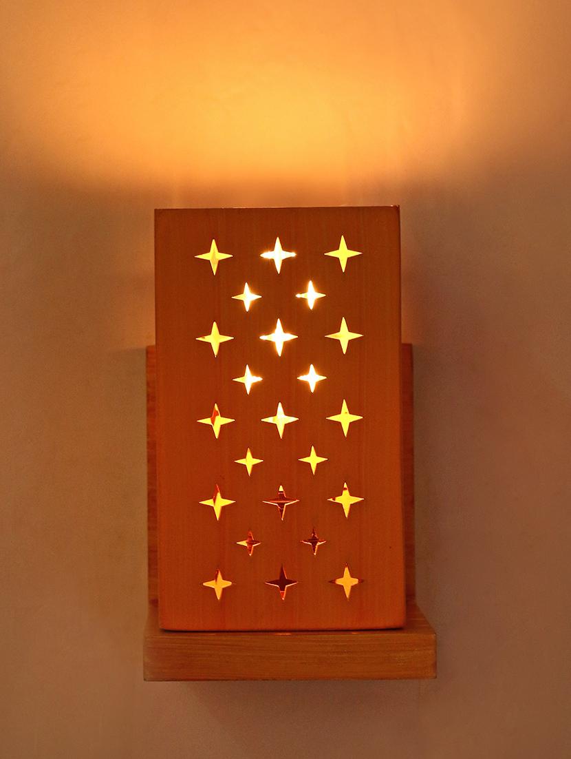 somil designer wooden wall lamp (set of 2)- aa28 - 14184953 - Standard Image - 1