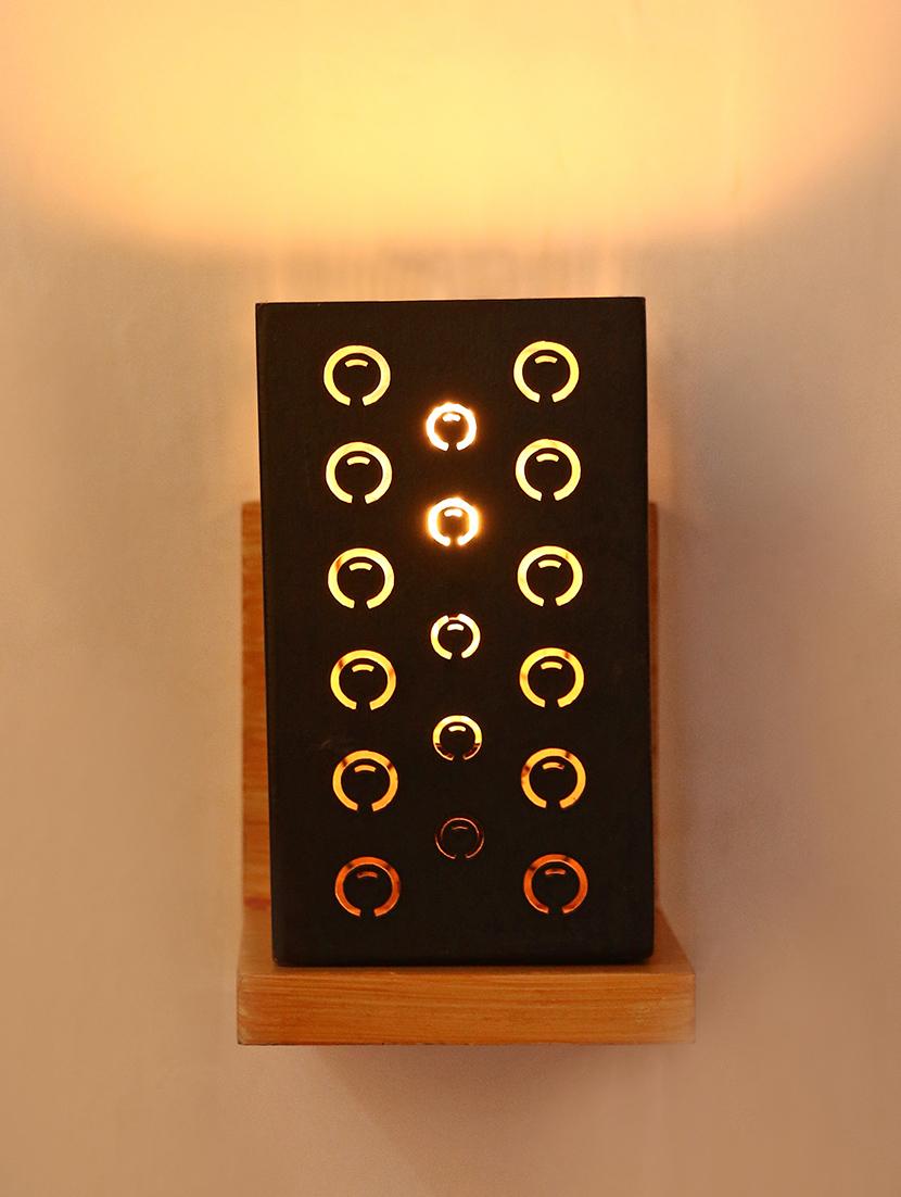 somil designer wooden wall lamp (set of 4)- aa51 - 14184976 - Standard Image - 1
