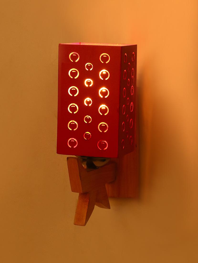 somil designer wooden wall lamp (set of 4)- aa70 - 14184995 -  Standard Image - 1