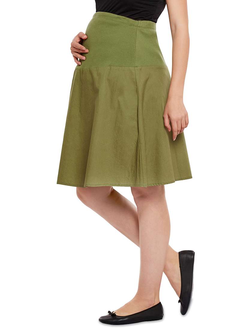 green cotton maternity wear - 14188774 -  Standard Image - 1