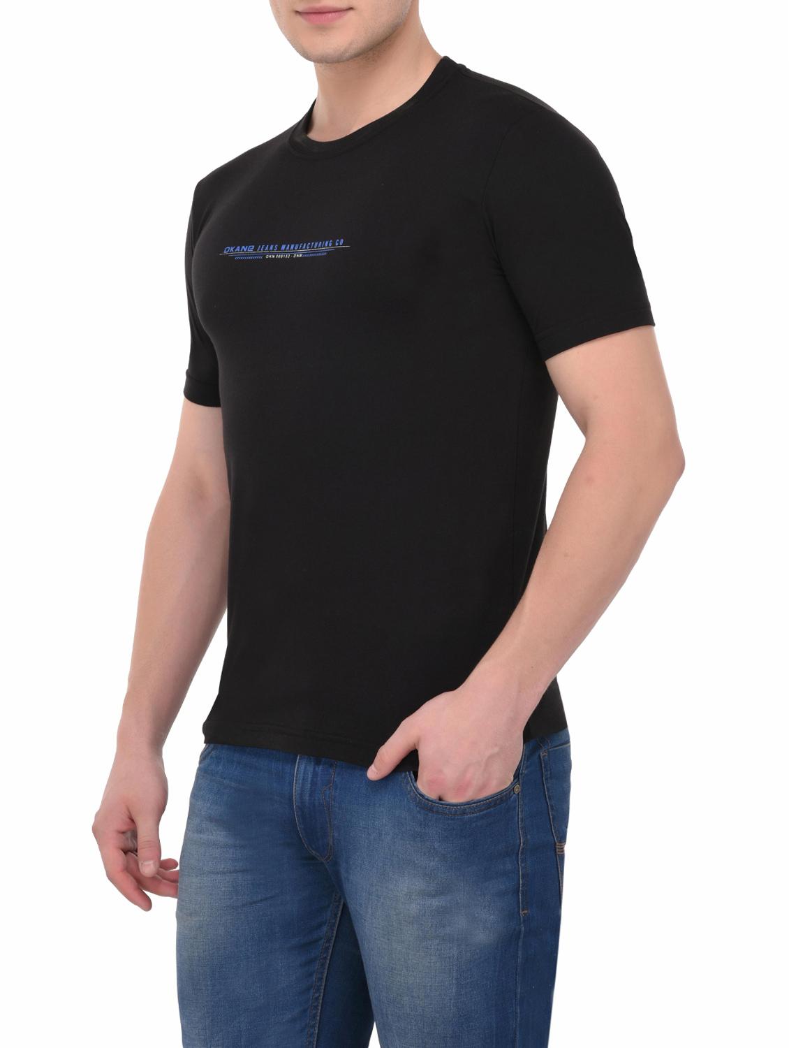 black cotton t-shirt - 14188945 -  Standard Image - 1