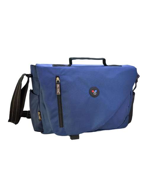 blue polyester messenger bag - 14205628 -  Standard Image - 0