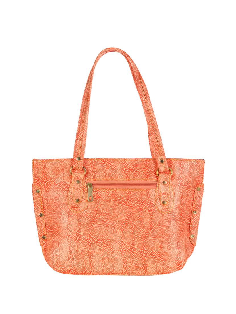 pink leatherette regular handbag - 14209413 - Standard Image - 1