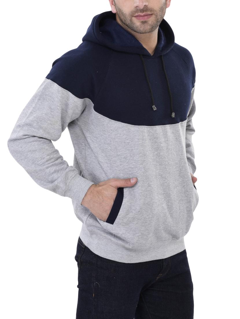 mens color block sweatshirt - 14209632 - Standard Image - 1