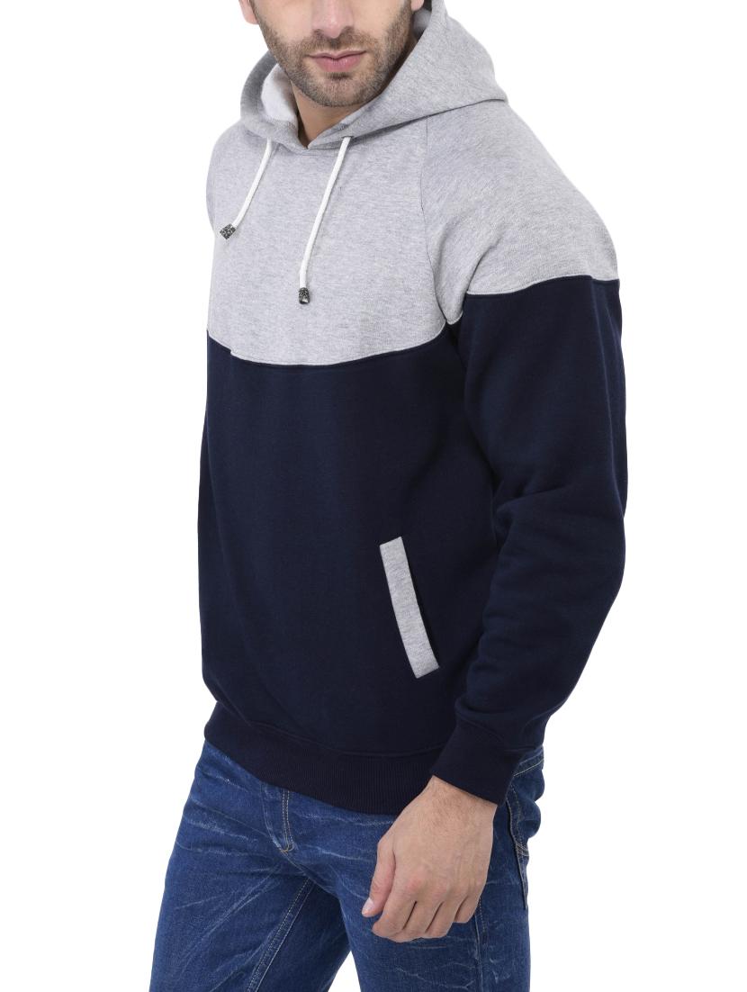 mens color block sweatshirt - 14209633 - Standard Image - 1