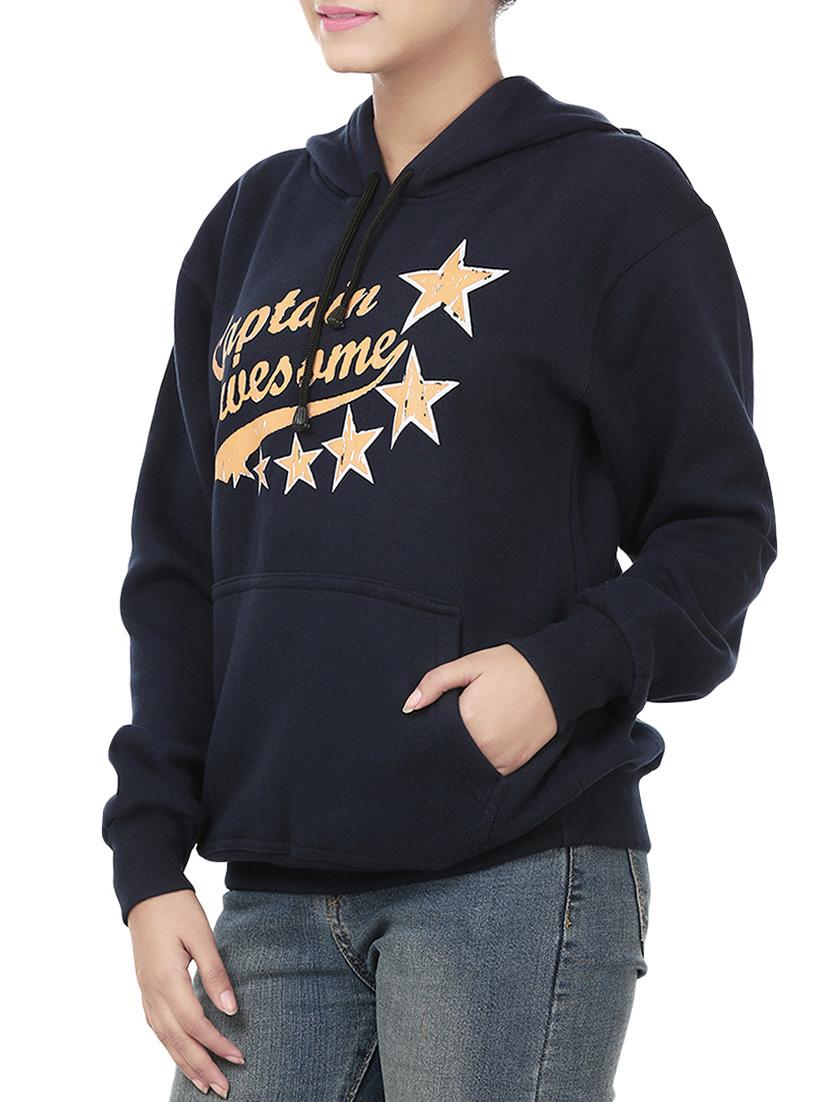 women's chest print sweatshirt - 14213739 - Standard Image - 1