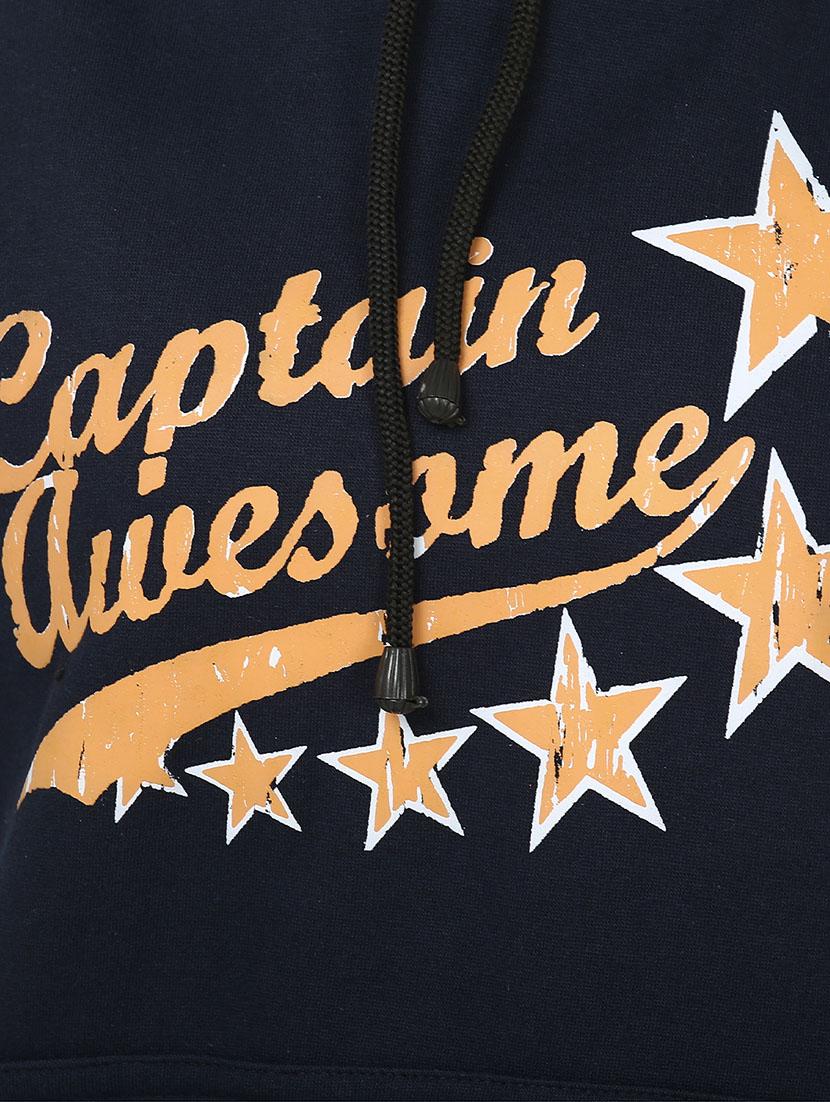 women's chest print sweatshirt - 14213739 - Standard Image - 4