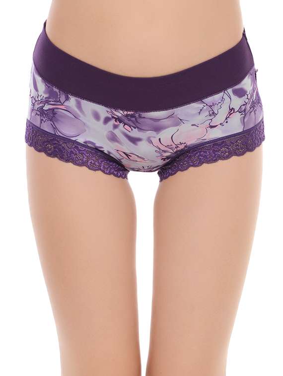 set of 3 multicolored printed nylon panties - 14214517 -  Standard Image - 1